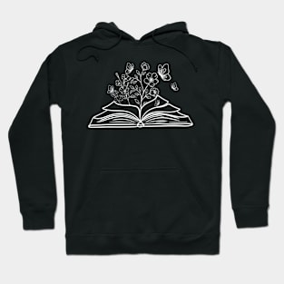 Floral Book Hoodie